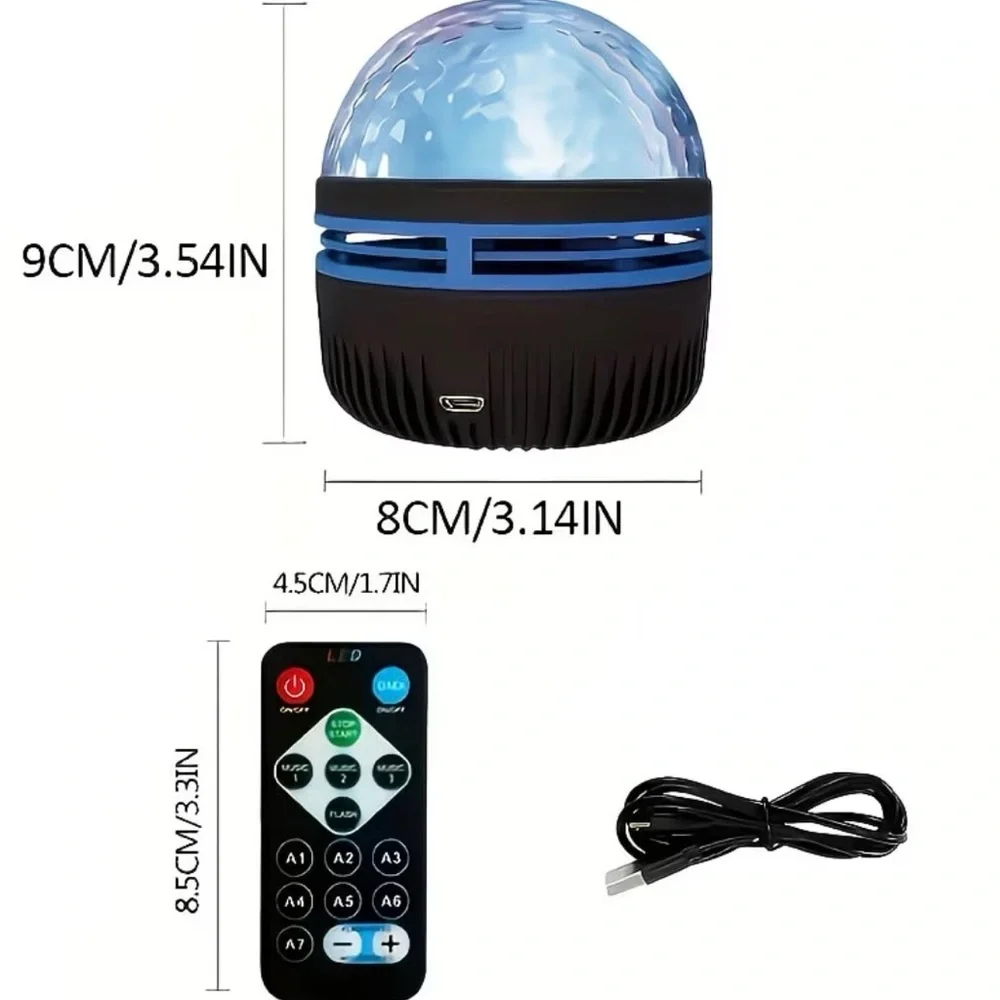 Starry LED Night Light Projector